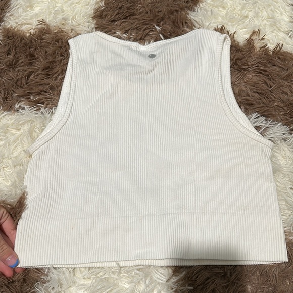 White Yogalicious Workout Top - Picture 4 of 4